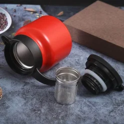 Thermal Wave Elegante Teekanne aus Edelstahl