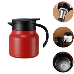 Thermal Wave Elegante Teekanne aus Edelstahl