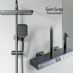 Thermostatisches digitales Regenduschsystem - Spa-Therapie-Set