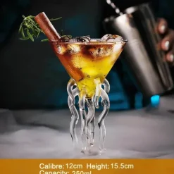 Thorn Fish Kelch - Einzigartiges Cocktail-Weinglas für elegante Partys