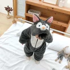 Tier-Onesie-Kostüm – Süßes, pelziges Baby-Outfit