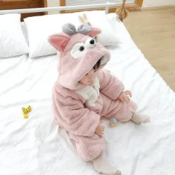Tier-Onesie-Kostüm – Süßes, pelziges Baby-Outfit