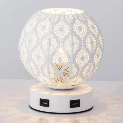 Tischlampe aus Schmiedeeisen – Elegante Beleuchtungsvorrichtung für Ihr Zuhause