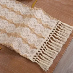 Tischläufer aus Jacquard-Baumwolle – Elegantes Esszimmerdekor