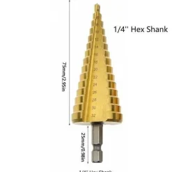 Titan-Kegelbohrer-Set – langlebige Bohrwerkzeuge für Metall