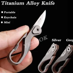 Titan-Schlüsselanhängermesser - Mini-faltbares Outdoor-Werkzeug