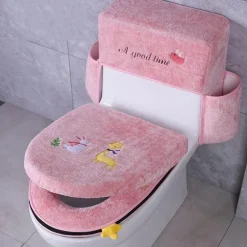 Toilet Seat Organizer - Bathroom Storage Cover Solution