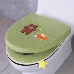 Toilet Seat Organizer - Bathroom Storage Cover Solution