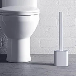 Toilettenbürste aus Silikon mit Halter – Wandmontiertes Badezimmer-Reinigungswerkzeug
