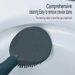 Toilettenbürste mit langem Griff und Seifenspender – Toilettenreinigungswerkzeug