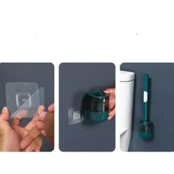 Toilettenbürste mit langem Griff und Seifenspender – Toilettenreinigungswerkzeug