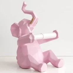 Toilettenpapierhalter mit Elefanten-Hirschmotiv – süßes Badezimmerdekor