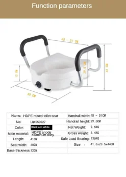 Toilettensitzlifter für Senioren – abnehmbare Hilfe für Senioren