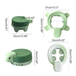 Toilettentrainer für Kleinkinder mit Schildkrötenmotiv – lustiger Töpfchen-Trainingssitz für einfache Benutzung