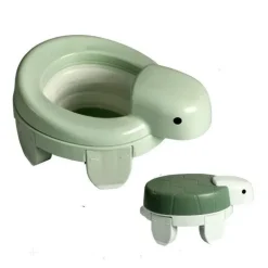 Toilettentrainer für Kleinkinder mit Schildkrötenmotiv – lustiger Töpfchen-Trainingssitz für einfache Benutzung