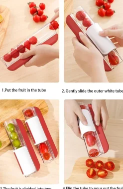 Tomaten- und Traubenschneider – Multifunktionales Küchenwerkzeug