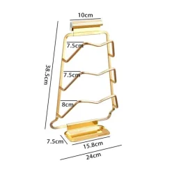 Topfdeckelhalter-Regal - Wandmontierter Küchen-Organizer