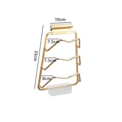 Topfdeckelhalter-Regal - Wandmontierter Küchen-Organizer