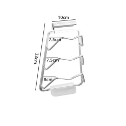 Topfdeckelhalter-Regal - Wandmontierter Küchen-Organizer