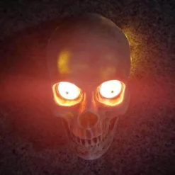 Totenkopf LED Nachtlicht - Gruselige Halloween Dekoration