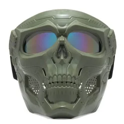 Totenkopf-Motorradmaske - Offroad-Fahrausrüstung