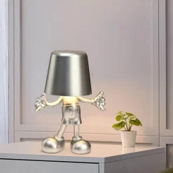 Touch-Lade-Schreibtischlampe - Golden Man Design