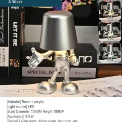 Touch-Lade-Schreibtischlampe - Golden Man Design