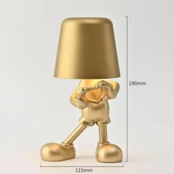 Touch-Lade-Schreibtischlampe - Golden Man Design