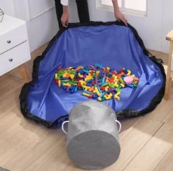 Tragbare Aufbewahrungstasche für Spielzeug – einfache Reinigungslösung