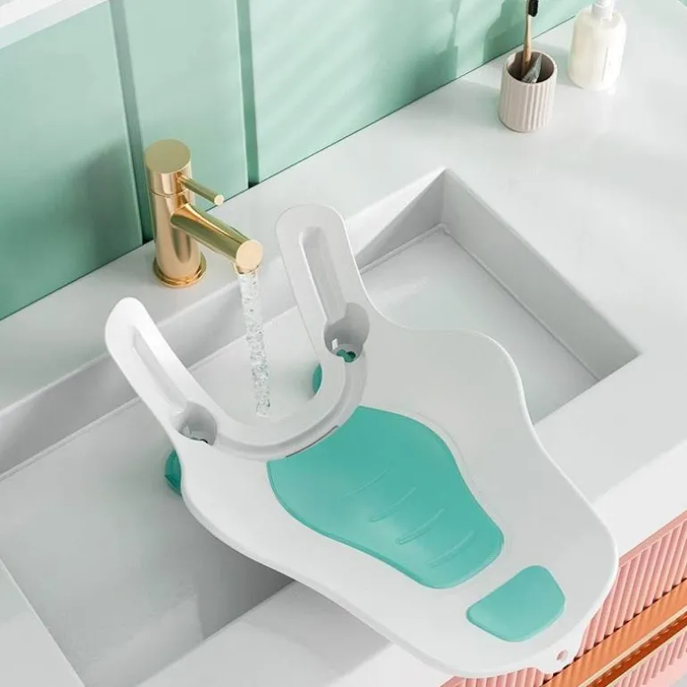 Tragbare Babybadewanne – Duschbecken mit Saugnapf für einfaches Baden