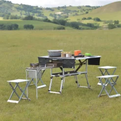 Tragbare Campingküche – Faltbare Outdoor-Kochstation