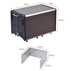 Tragbare Campingküche – Faltbare Outdoor-Kochstation