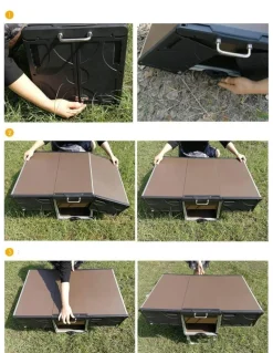 Tragbare Campingküche – Faltbare Outdoor-Kochstation