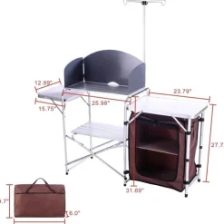 Tragbare Campingküche – Faltbare Outdoor-Kochstation