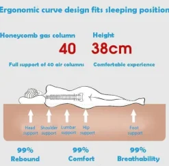 Tragbare Doppel-Luftmatratze – Aufblasbare Schlaflösung