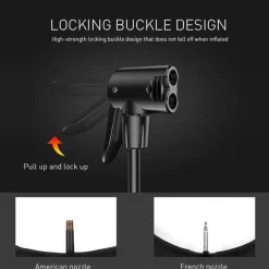 Tragbare Fahrradreifenpumpe – einfach zu bedienende Pedalpumpe