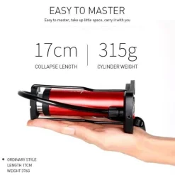 Tragbare Fahrradreifenpumpe – einfach zu bedienende Pedalpumpe