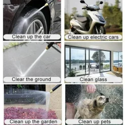 Tragbare Hochdruck-Wasserpistole – Einstellbare, leicht zu reinigende Spritzpistole