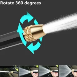 Tragbare Hochdruck-Wasserpistole – Einstellbare, leicht zu reinigende Spritzpistole