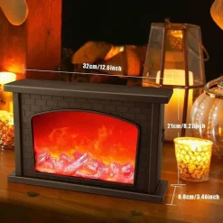 Tragbare Kamin-Nachtlampe – Inferno-Design