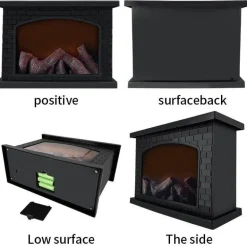 Tragbare Kamin-Nachtlampe – Inferno-Design