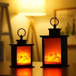 Tragbare Kamin-Nachtlampe – Inferno-Design