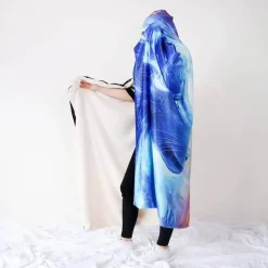 Tragbare Kapuzendecke mit Eis und Feuer in 3D