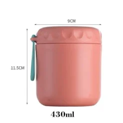 Tragbare Lunchbox aus Edelstahl – auslaufsicherer Lebensmittelbehälter