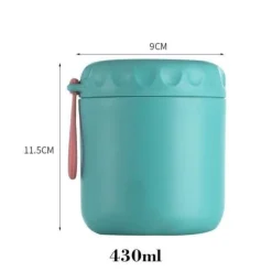 Tragbare Lunchbox aus Edelstahl – auslaufsicherer Lebensmittelbehälter