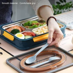 Tragbare Lunchbox aus Edelstahl – auslaufsicherer Lebensmittelbehälter