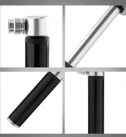 Tragbare Mini-Fahrradpumpe aus Aluminium – kompakte Fahrradluftpumpe