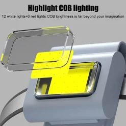 Tragbare Mini-Magnet-Gehlampe zum Anklipsen – kompaktes Taschenlicht