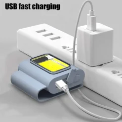 Tragbare Mini-Magnet-Gehlampe zum Anklipsen – kompaktes Taschenlicht