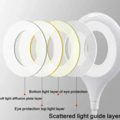 Tragbare Nachtleselampe mit Augenschutz